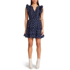 BB Dakota X Steve Madden Blue Floral Next Door Mini Dress